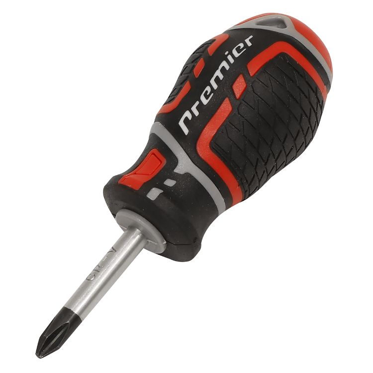 Sealey Screwdriver Pozi #2 x 38mm - GripMAX (Premier)