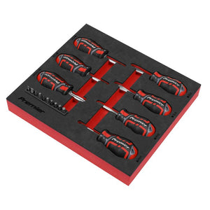 Sealey Stubby Screwdrivers Set 17pc GripMAX (Premier)