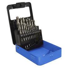 Load image into Gallery viewer, Sealey HSS Split Point Fully Ground Drill Bit Set 19pc Metric
