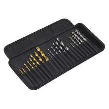 Load image into Gallery viewer, Sealey 1/4&quot; Hex Shank Assorted Drill Bit Set 20pc

