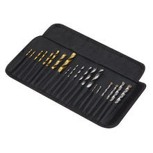 Load image into Gallery viewer, Sealey 1/4&quot; Hex Shank Assorted Drill Bit Set 20pc
