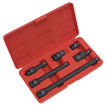 Load image into Gallery viewer, Sealey Impact Adaptor &amp; Extension Bar Set 6pc 1/2&quot; Sq Drive (Premier)
