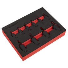 Load image into Gallery viewer, Sealey Low Profile TRX-Star* Impact Socket Bit Set 1/4&quot; &amp; 3/8&quot; Drive 10pc in Storage Tray (Premier)
