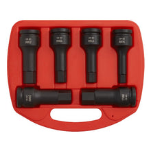 Load image into Gallery viewer, Sealey Impact Hex Socket Bit Set 6pc 3/4&quot; Drive (Premier)
