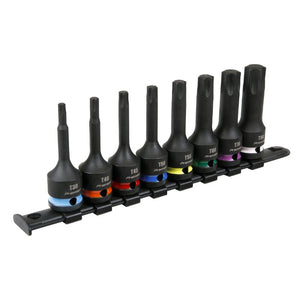 Sealey TRX-Star* Impact Socket Bit Set 8pc 1/2" Drive (Premier)