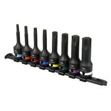 Load image into Gallery viewer, Sealey TRX-Star* Impact Socket Bit Set 8pc 1/2&quot; Drive (Premier)
