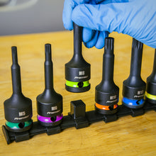 Load image into Gallery viewer, Sealey Spline Impact Socket Bit Set 8pc 1/2&quot; Drive (Premier)
