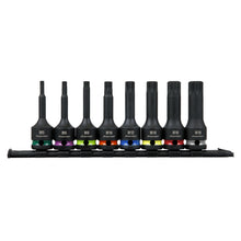 Load image into Gallery viewer, Sealey Spline Impact Socket Bit Set 8pc 1/2&quot; Drive (Premier)
