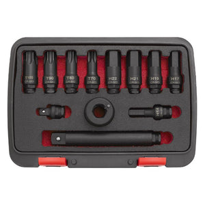Sealey Impact Socket Bit & Accessories Set 12pc 3/4" Drive (Premier)
