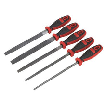 Load image into Gallery viewer, Sealey Smooth Cut Engineer File Set 5pc 200mm (8")
