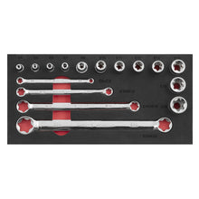 Load image into Gallery viewer, Sealey TRX-Star* 3/8&quot; Drive Socket &amp; Spanner Set 16pc (Premier)
