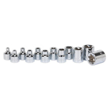 Load image into Gallery viewer, Sealey TRX-Star* Socket Set 12pc 3/8&quot; Drive E4-E20 (Premier)
