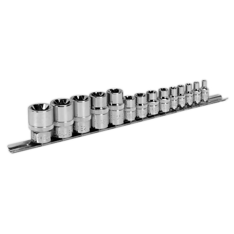 Sealey TRX-Star* Socket Set 14pc 1/4