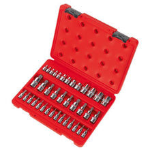 Load image into Gallery viewer, Sealey TRX-Star* Socket &amp; Security Socket Bit Set 38pc 1/4&quot;, 3/8&quot; &amp; 1/2&quot; Drive (Premier)
