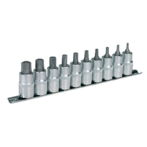 Sealey TRX-Star* Socket Bit Set 10pc 1/2" Drive (Premier)
