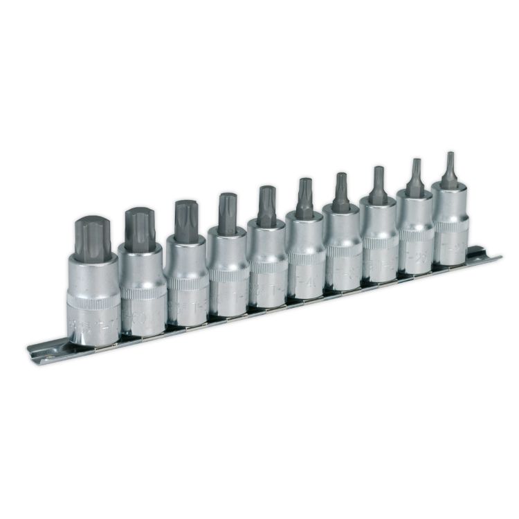 Sealey TRX-Star* Socket Bit Set 10pc 1/2