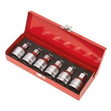 Load image into Gallery viewer, Sealey Hex Socket Bit Set 6pc 3/4&quot; Sq Drive (Premier)
