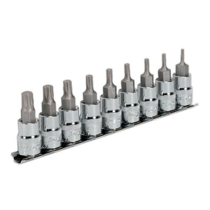 Sealey TRX-P* Socket Bit Set 9pc 3/8" Drive 50mm (Premier)