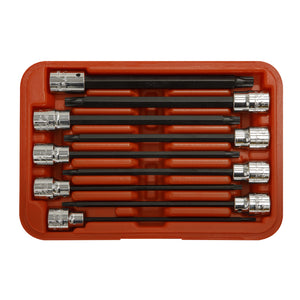 Sealey TRX-Star* Socket Bit Set 9pc 3/8" Drive 150mm (Premier)