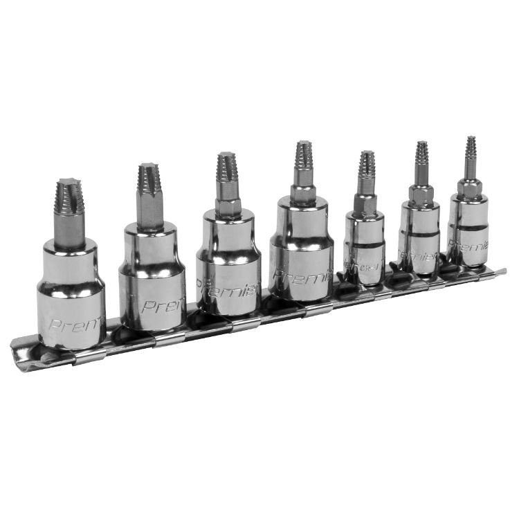 Sealey TRX-Star* Socket Bit Set Lock-On 7pc 1/4
