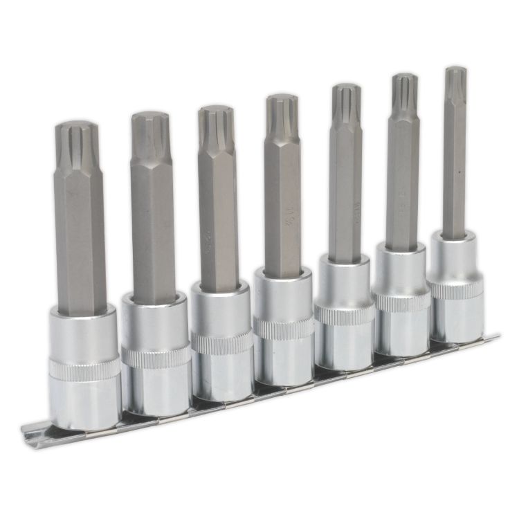 Sealey Ribe Socket Bit Set 7pc 1/2