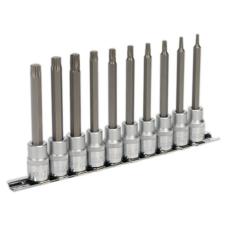 Sealey TRX-Star* Socket Bit Set 10pc 3/8