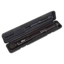 Load image into Gallery viewer, Sealey Micrometer Torque Wrench 3/8&quot; Drive Calibrated Black Series (Premier)
