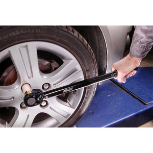 Sealey Micrometer Torque Wrench 1/2" Drive Calibrated Black Series (Premier)