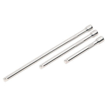 Load image into Gallery viewer, Sealey Extension Bar Set 3pc 1/4&quot; Drive (Premier)
