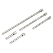 Load image into Gallery viewer, Sealey Extension Bar Set 5pc 1/4&quot; Sq Drive (Premier)
