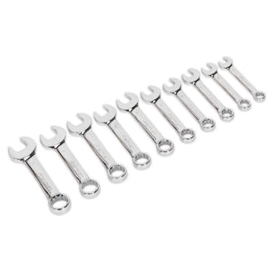 Set of SEALEY metallic stubby spanners