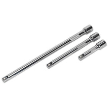 Load image into Gallery viewer, Sealey Extension Bar Set 3pc 3/8&quot; Sq Drive (Premier)
