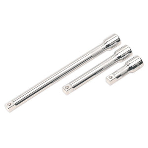 Sealey Extension Bar Set 3pc 1/2" Drive (Premier)