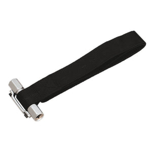 Sealey Oil Filter Strap Wrench 300mm Capacity 3/8" & 1/2" Drive