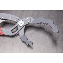 Load image into Gallery viewer, Sealey Oil Filter Pliers Self-Adjusting - Angled
