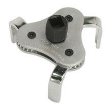 Load image into Gallery viewer, Sealey Oil Filter Claw Wrench 63-103mm Capacity 3/8&quot; &amp; 1/2&quot; Drive
