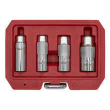Load image into Gallery viewer, Sealey Magnetic Spark Plug Socket Set 4pc 3/8&quot; Drive
