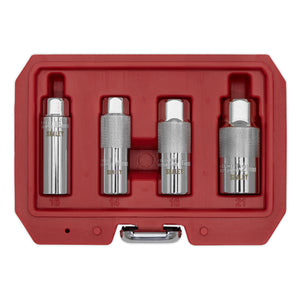 Sealey Magnetic Spark Plug Socket Set 4pc 3/8" Drive