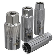 Load image into Gallery viewer, Sealey Spark Plug Socket Set 4pc 3/8&quot; Drive
