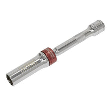 Load image into Gallery viewer, Sealey Spark Plug Socket, Universal Joint 14mm 3/8&quot; Drive 12pt 150mm
