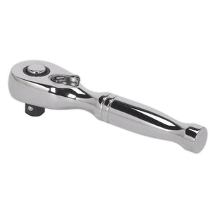 Sealey Stubby Ratchet Wrench 1/4" Drive Pear-Head Flip Reverse (Premier)