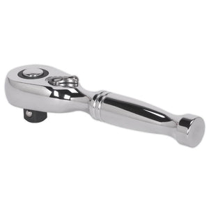 Sealey Stubby Ratchet Wrench 3/8" Drive Pear-Head Flip Reverse (Premier)