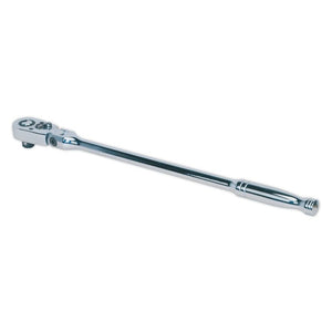 Sealey Ratchet Wrench 1/2" Drive - Flexi-Head 445mm Pear-Head Flip Reverse (Premier)