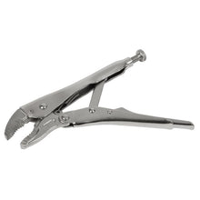 Load image into Gallery viewer, Sealey Locking Pliers Curved Jaws 185mm 0-38mm Capacity
