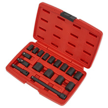 Load image into Gallery viewer, Sealey Impact Socket Set 17pc 3/8&quot; Drive Metric (Premier)
