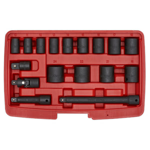 Sealey Impact Socket Set 17pc 3/8" Drive Metric (Premier)