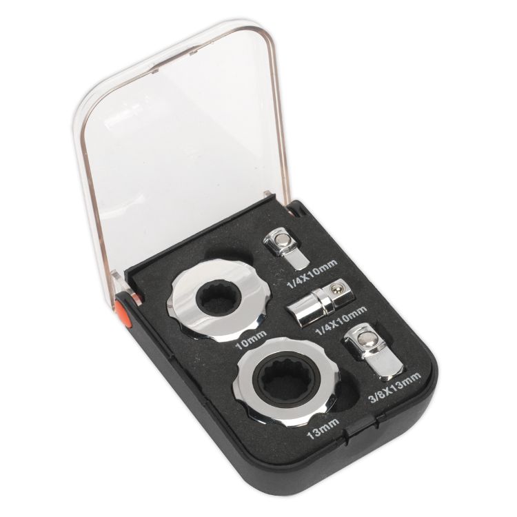Sealey Palm Ratchet Set 5pc 1/4