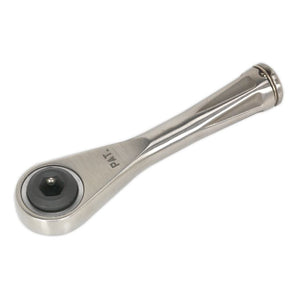 Sealey Bit Driver Ratchet Micro 1/4" Hex Stainless Steel - Additional Base Drive (Premier)