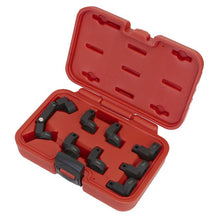 Load image into Gallery viewer, Sealey Injector Pipe Socket Set 9pc 3/8&quot; Drive
