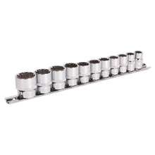 Load image into Gallery viewer, Sealey Socket Set 11pc 3/8&quot; Drive Total Drive (Premier)
